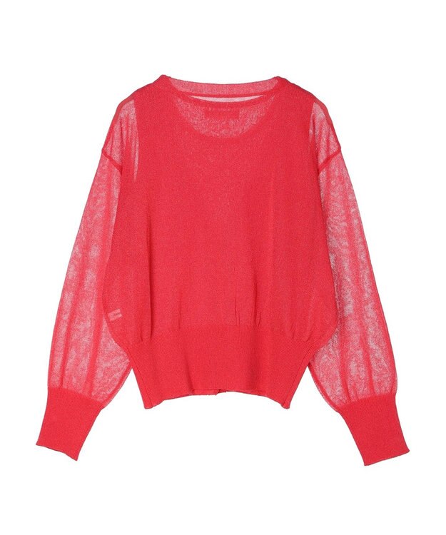 Green Parks シアーカーディガン＋タンクトップＳＥＴ Red