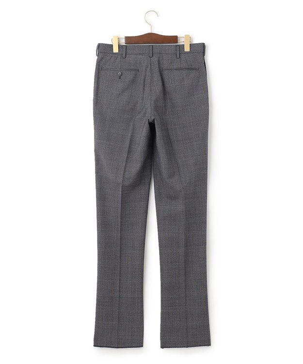 J.PRESS MEN 【PEPPIN MERINO COMFORT】 ブロックチェック スラックス グレー系3