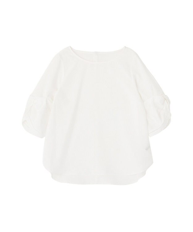 YECCA VECCA ハシゴレースタックスリーブブラウス Off White