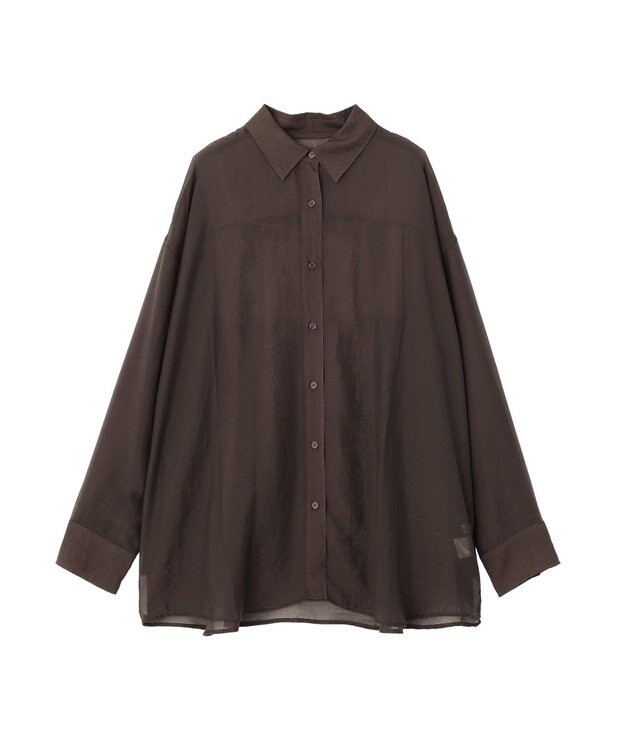 earth music&ecology シアーシャツ Brown