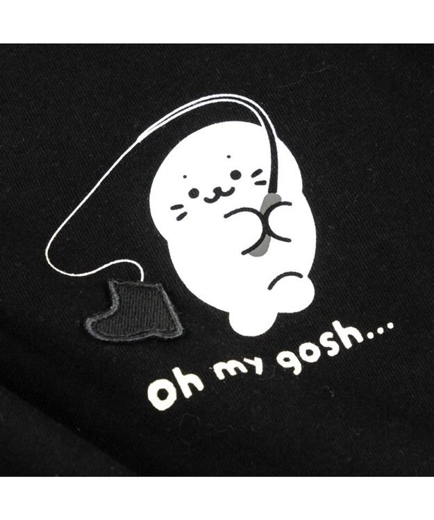 Mother garden しろたん Tシャツ 半袖 《長靴》  ユニセックス ブラック