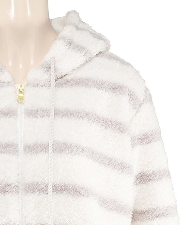 San-ai Resort（三愛水着楽園） 【ルームウェア】【fuwamoko home northerly】ふわもこパーカー 【northerly】 ベージュ