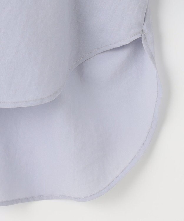 ANY SIS 【洗える】フーディ シャツ ライトブルー