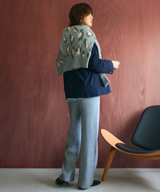 AMERICAN HOLIC イージーケアWテーラードジャケット Navy