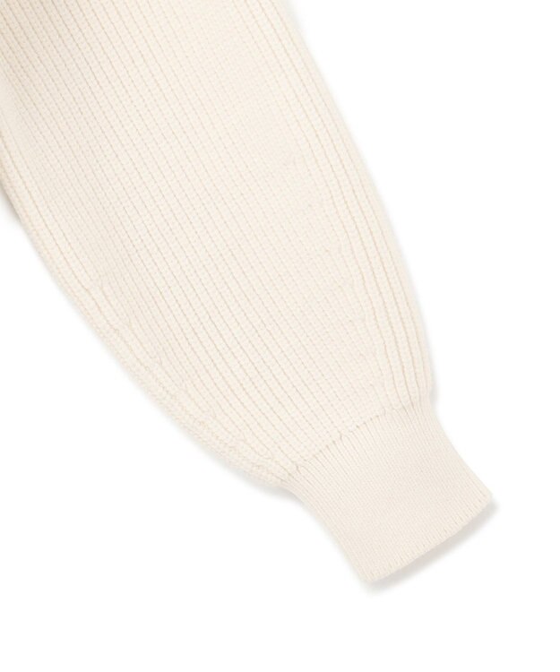 23区 S 【洗える】コットンリリー ニットブルゾン アイボリー系