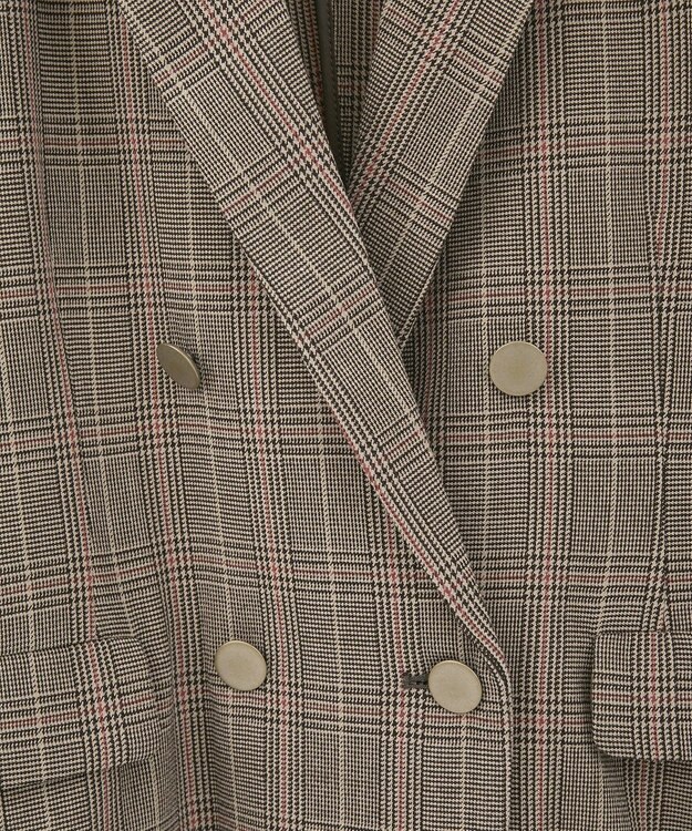 AMERICAN HOLIC イージーケアWテーラードジャケット Check