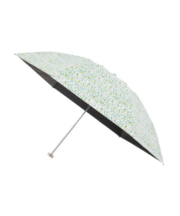 MOONBAT 【 遮光率100％/遮熱/UV/軽量】MACKINTOSH PHILOSOPHY(マッキントッシュフィロソフィー)晴雨兼用日傘 Snowblue Garden Barbrella バーブレラ 折りたたみ傘 フワクール生地使用 グリーン