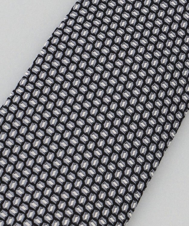 GOTAIRIKU 【日本製】西陣ネクタイ_ブラック×シルバー系 ブラック系8