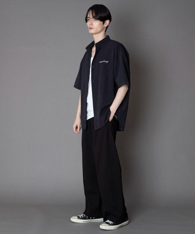 WEGO アイススウェードシャツ（SS） ブラック中濃色