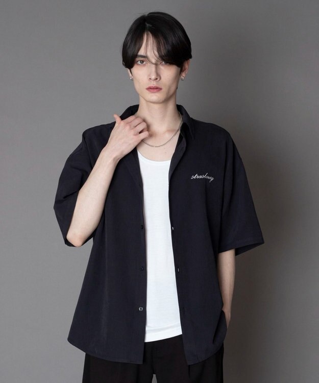 WEGO アイススウェードシャツ（SS） ブラック中濃色