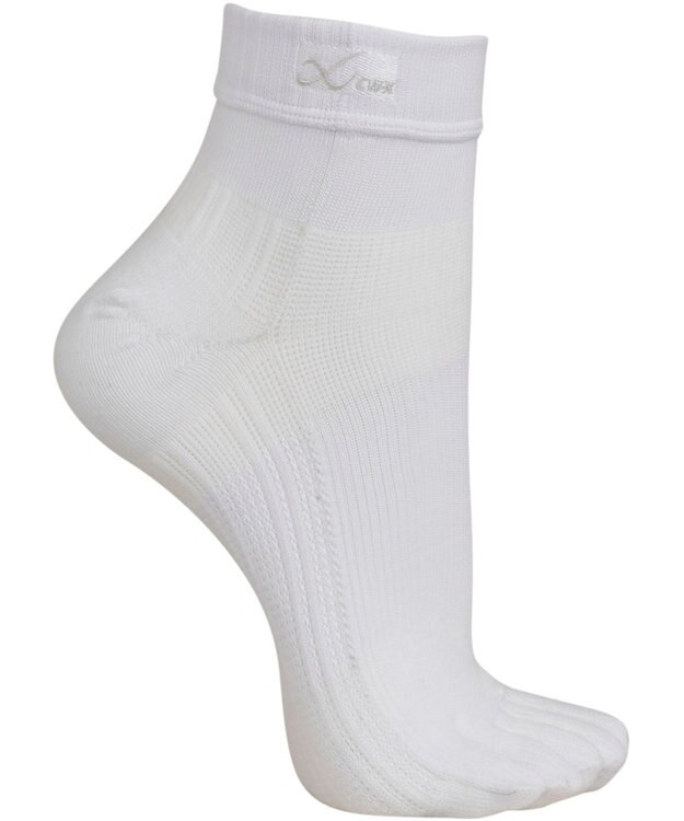 CW-X 【UNISEX】 CW-X 5本指ソックス 【大谷翔平愛用モデル・撮影着用品番】 足首サポート 運動時の足の疲労を軽減 ショート ユニセックス BCR610 /ワコール アイボリー
