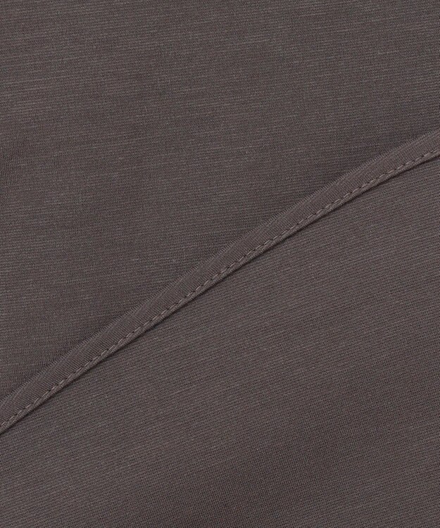 自由区 【洗える】ハイツイストポンチアシンメトリー カットソー スレート