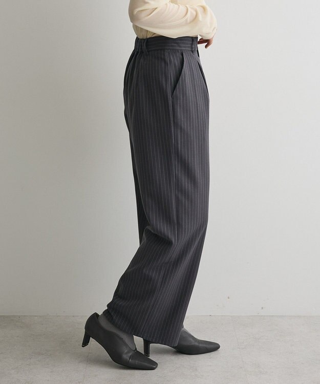 CRAFT STANDARD BOUTIQUE ピンストライプパンツ Stripe Gray