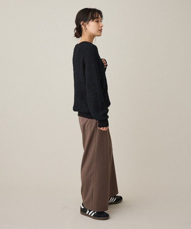 CRAFT STANDARD BOUTIQUE ピンストライプパンツ Stripe Brown