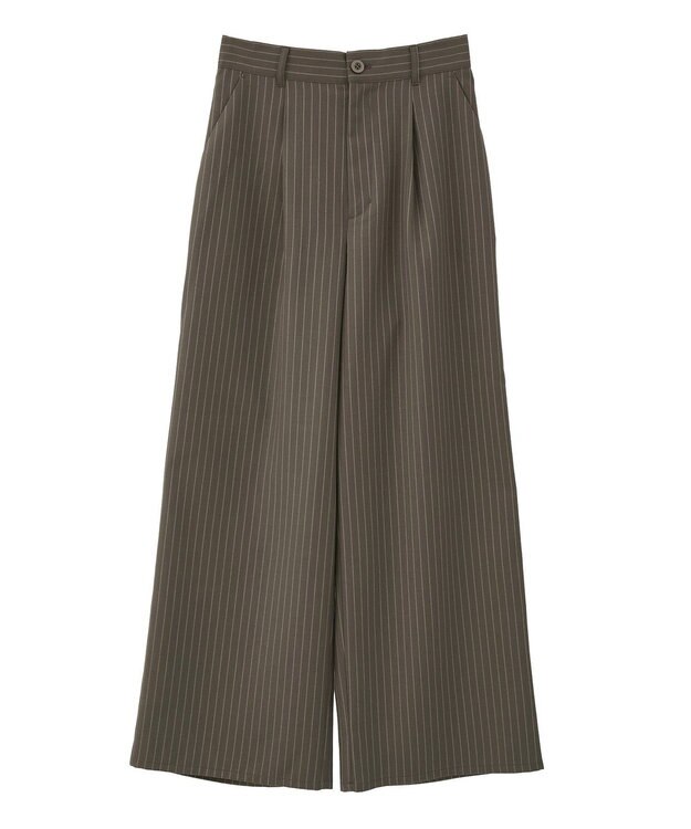 CRAFT STANDARD BOUTIQUE ピンストライプパンツ Stripe Brown