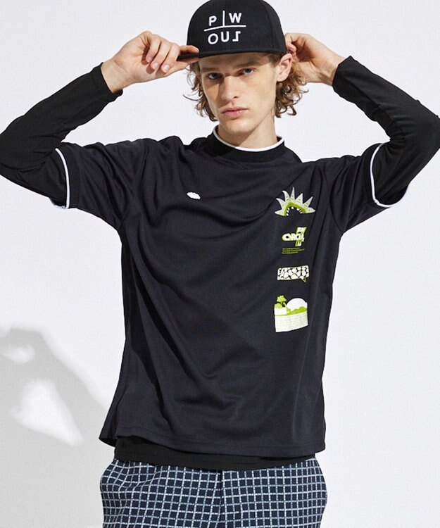 PW CIRCULUS 【UVカット】【MEN】UVインナー ブラック系