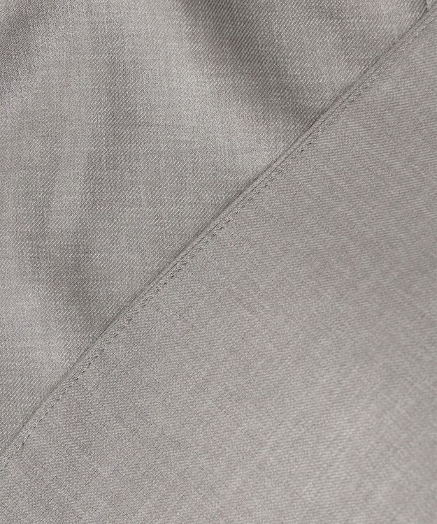 J.PRESS LADIES 【セットアップ対応・洗える・UVケア・速乾】 OXIJEWELストレッチ ノーカラー ジャケット ライトグレー系