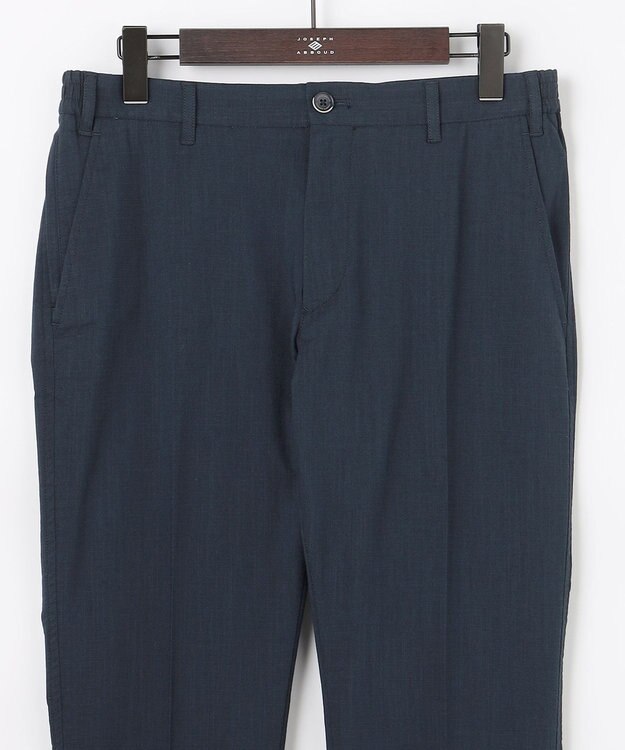 JOSEPH ABBOUD 【ウエストも伸びる!/清涼/ストレッチ】スラブストレッチ パンツ ネイビー系