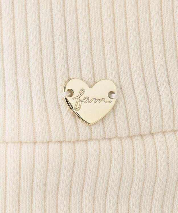 ANY KIDS パール付きペプラムトレーナー エクリュ