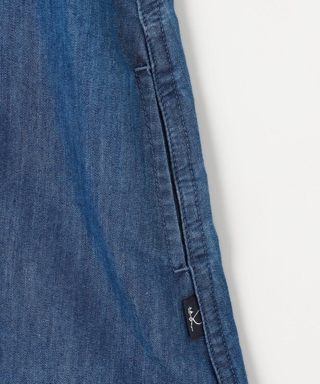 組曲 KIDS 【100㎝】レースコンビデニム ワンピース ブルー