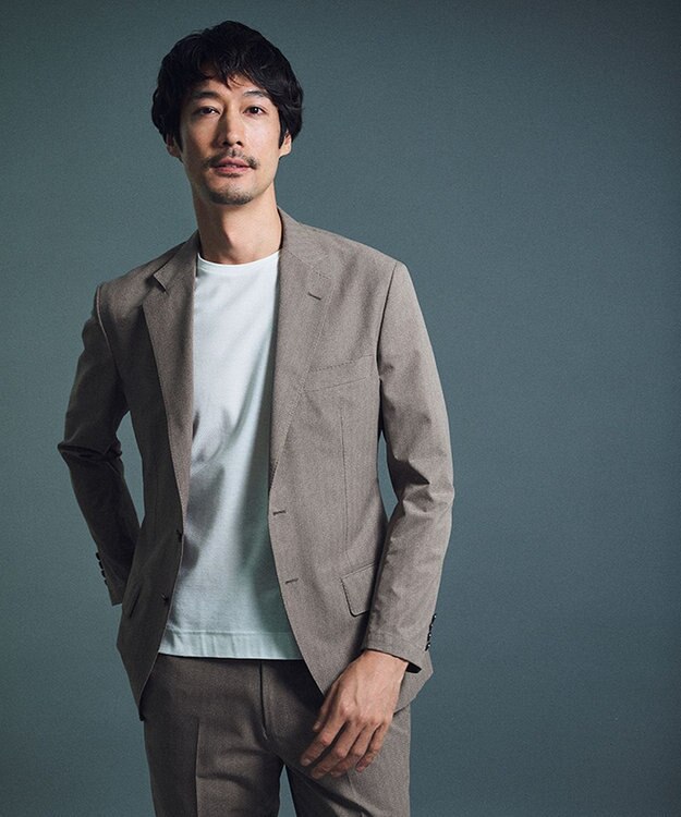 GOTAIRIKU 仕事で着られるTシャツ【サラサラ/よれにくい/透けにくい】キレイめ 鹿の子 ビズTシャツ ホワイト系