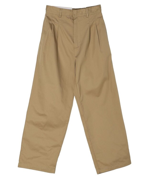 Green Parks ツータックチノパンツ Beige