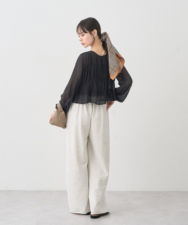 earth music&ecology 大判スカーフ Camel