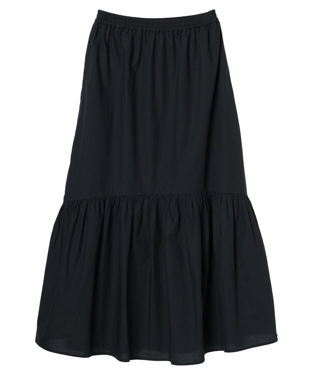 CRAFT STANDARD BOUTIQUE ティアードフレアスカート Black