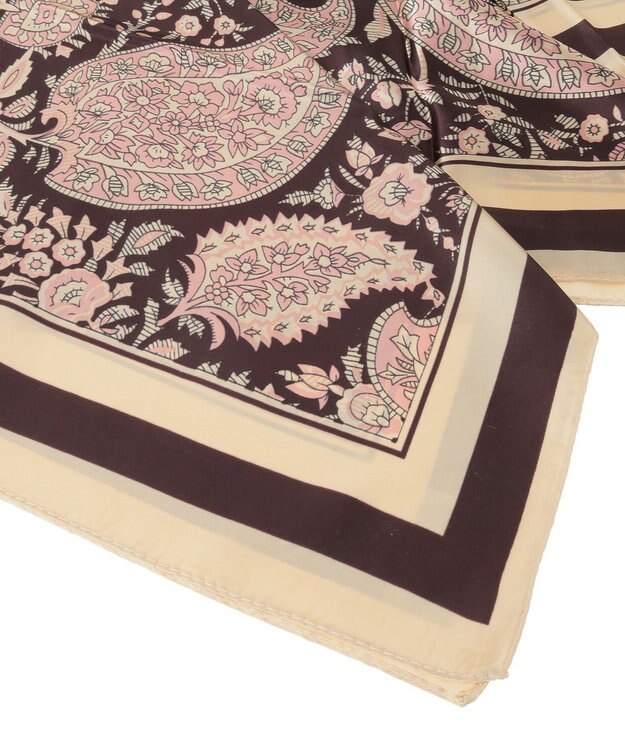 earth music&ecology 大判スカーフ Pink