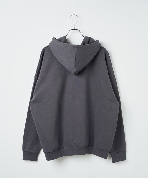 WEGO ヘビーウエイトサガラカレッジプルパーカー スミクロ