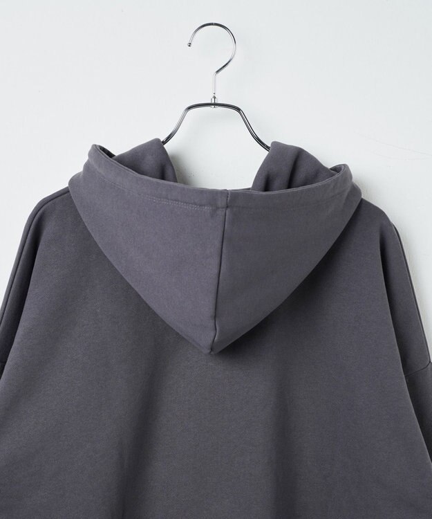 WEGO ヘビーウエイトサガラカレッジプルパーカー スミクロ