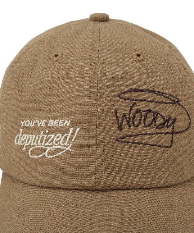 AMERICAN HOLIC 【TOY STORY】ヴィンテージ加工サインロゴCAP Brown