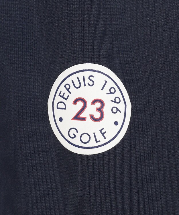 23区GOLF 【WOMEN】ソフトクール ハーフジップ ネイビー系