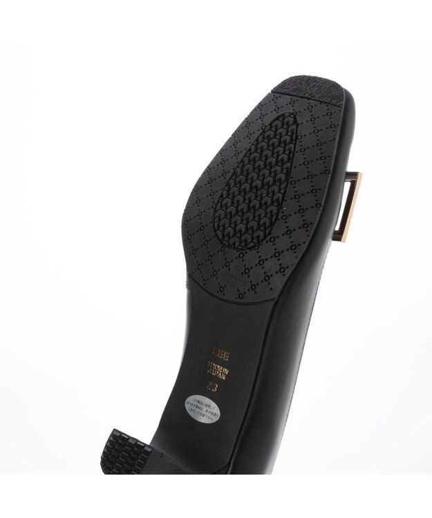 ing <ing>スクエアバックルローファーパンプス ブラック