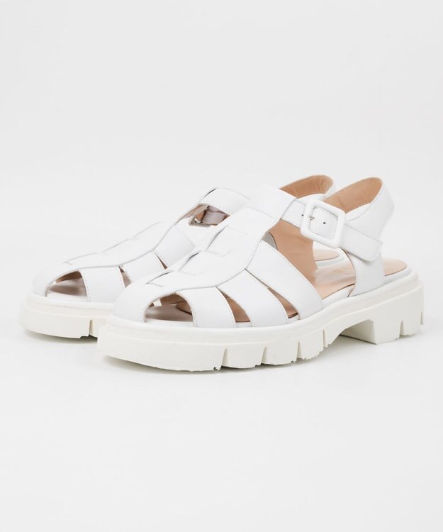 BONTRE 【LucaGrossi/ルカグロッシ】タンクソールグルカサンダル/H024S DTAL-US ホワイト