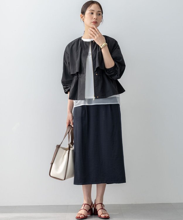 組曲 L エアリーブルゾン ブラック系9