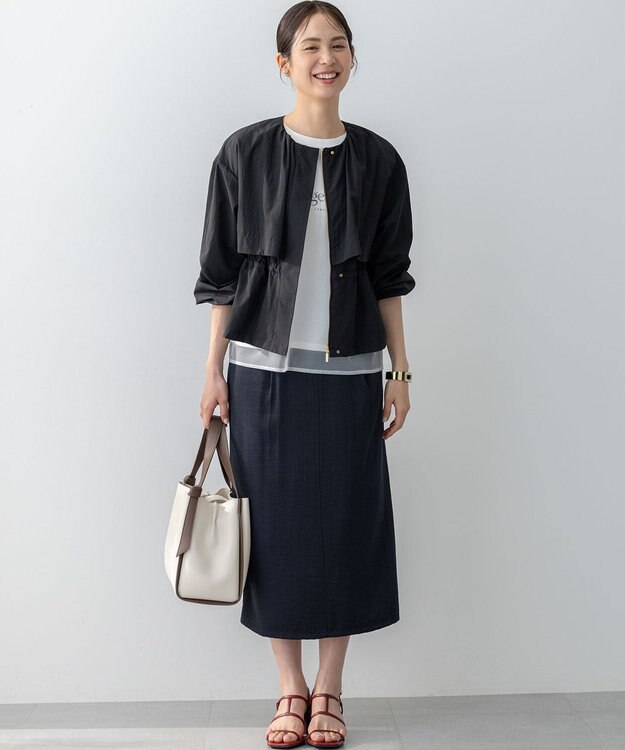 組曲 L エアリーブルゾン ブラック系9