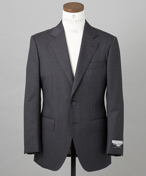 GOTAIRIKU シワになりにくい【御幸毛織/みゆきけおり】DRY SPINNER(ドライスピナー)スーツ（グレー） グレー系8