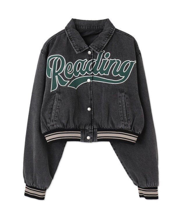 WEGO スタジアムロゴデニムショートスタジャン ブラックその他