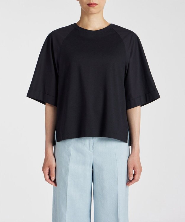Paul Smith ウーブン コンビ カットソー ブラック