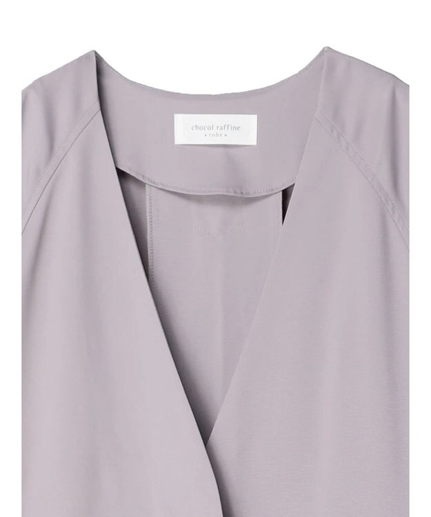 Green Parks 花粉防止　着流しコート Purple