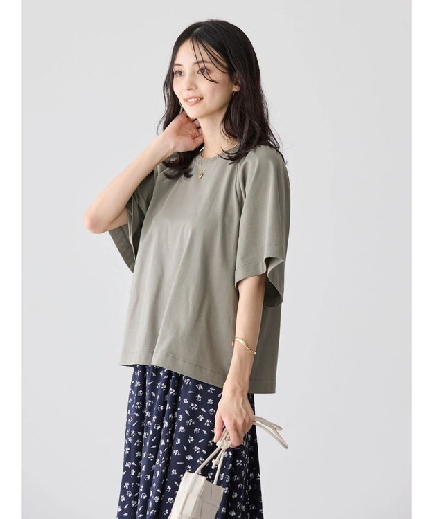 AMERICAN HOLIC フレアスリーブカットプルオーバー Khaki