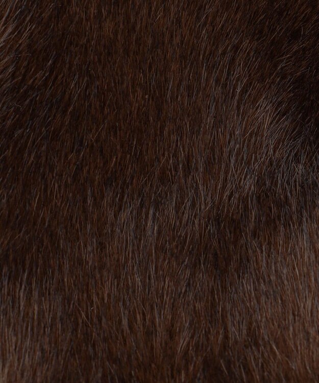 GRACE CONTINENTAL LOU ANDREA フェイクファーミトン ブラウン