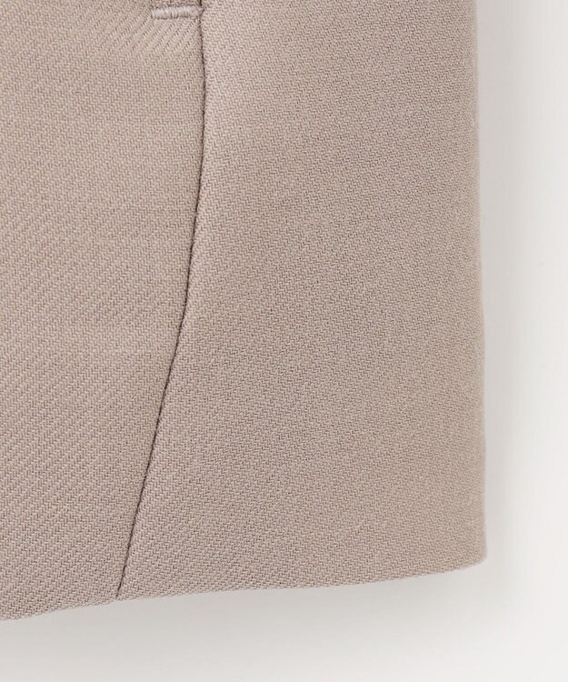 自由区 S ライトウールダブルクロススタンドカラー ジャケット ライトグレー系