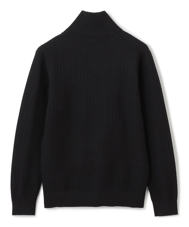 JOSEPH HOMME 【WEB限定】ヴィスコースリンクス　ハーフジップニット ブラック系