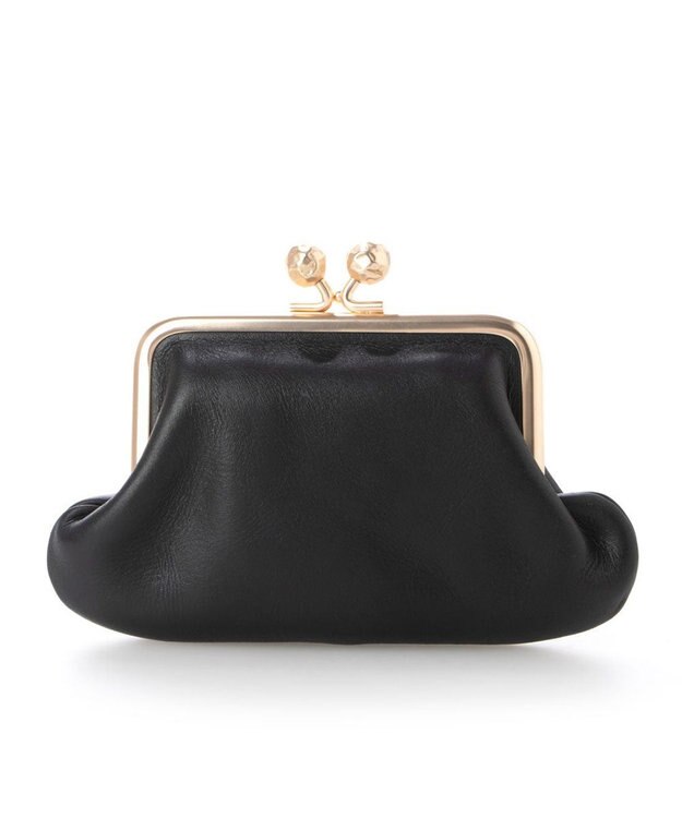 UNBILLION perche フラグメントケース付きアンティーク調ガマグチS ブラック