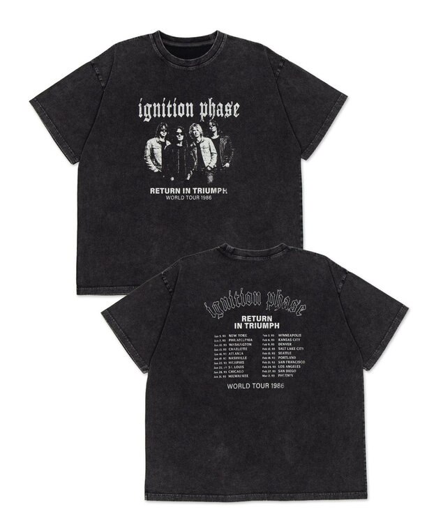 WEGO ヴィンテージウォッシュグラフィックBIGT 柄2