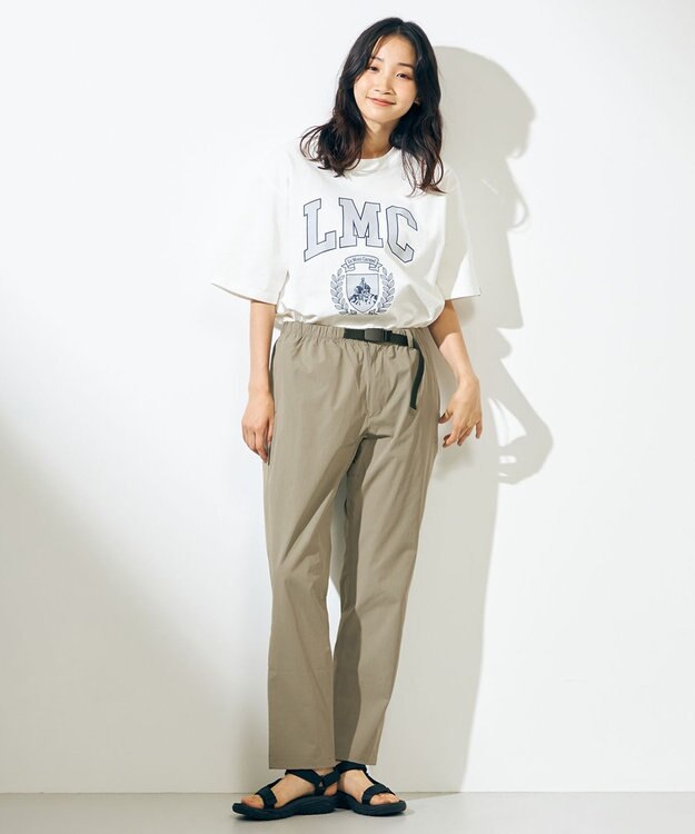 SHARE PARK MENS 【UNISEX】UVカット カレッジロゴTシャツ ホワイト