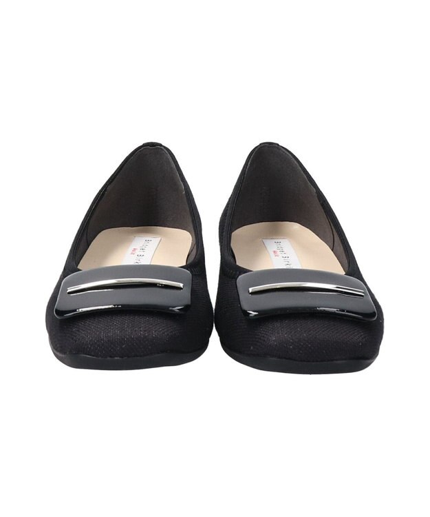 Bridget Birkin 【Bridget Birkin walk】バックルモチーフウォーキングパンプス ブラック雑材