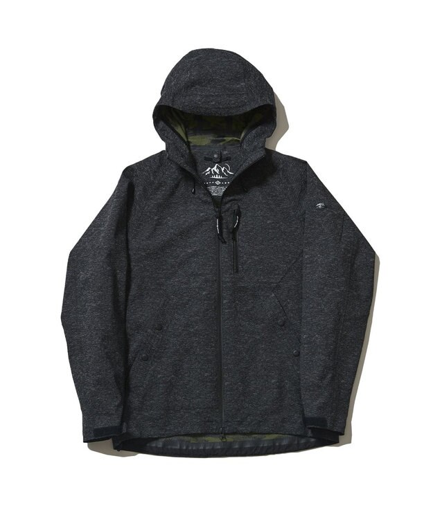 JOSEPH ABBOUD MOUNTAIN 【UNISEX】スラブジャガードバックカモ ブルゾン グレー系7